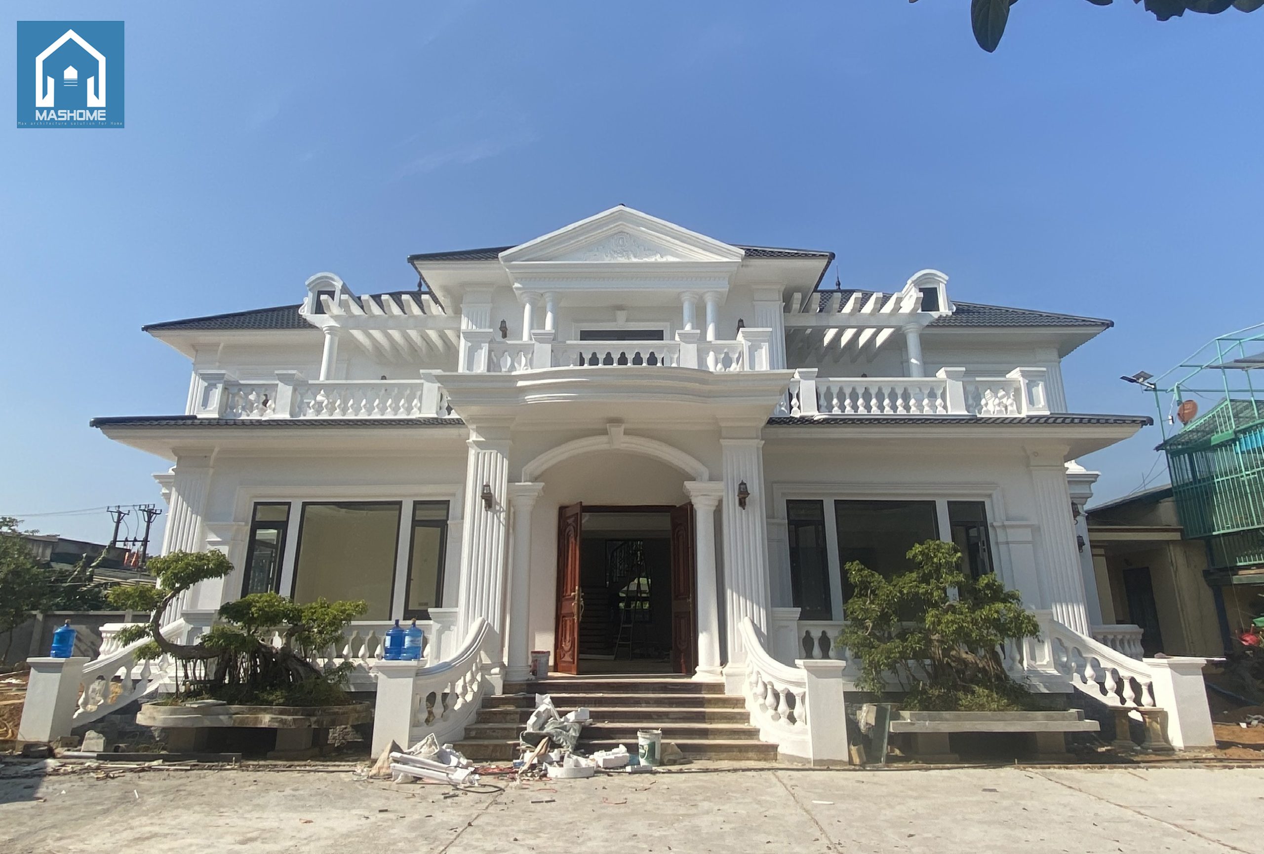 biệt thự mái nhật 2 tầng