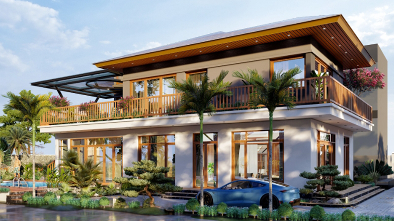 Biệt thự nhà vườn bác Uông - Quảng Ninh