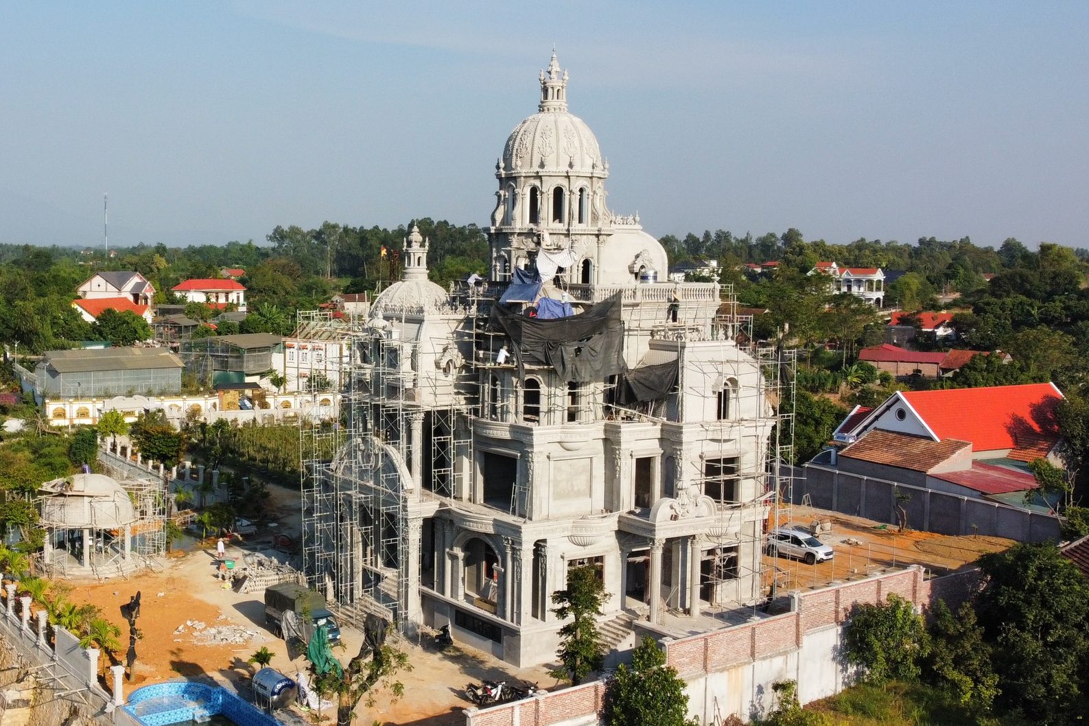 Thi công trọn gói biệt thự Hà Thanh – Sông Lô VP