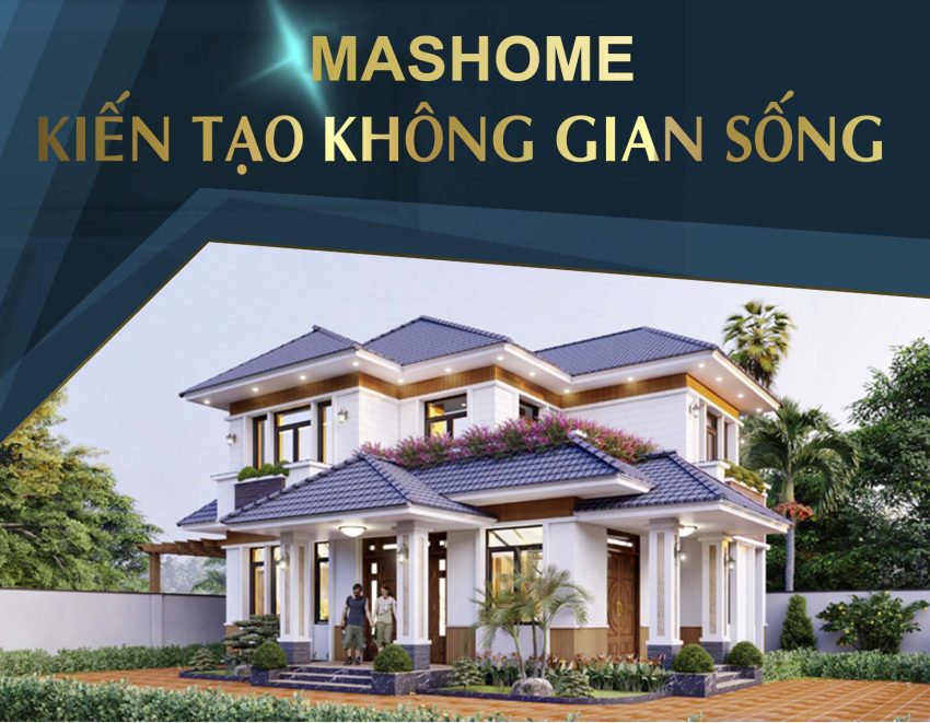 dịch vụ thiết kế và thi công biệt thự tại MASHOME