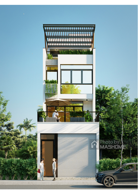 thiết kế nhà phố hiện đại