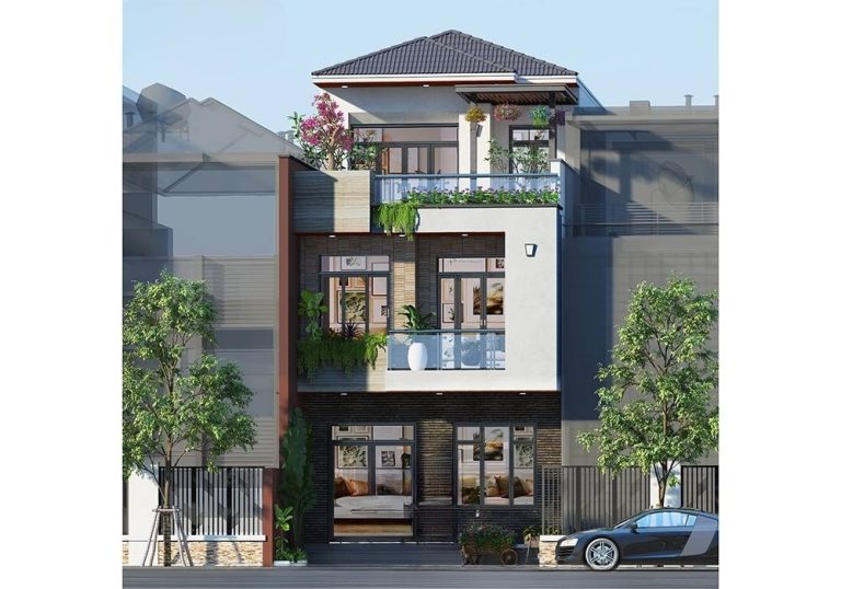 Top 10 mẫu thiết kế nhà phố hiện đại đẳng cấp - sang trọng