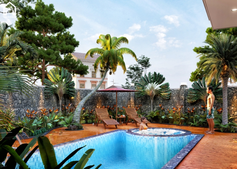 thiết kế nhà vườn đẹp