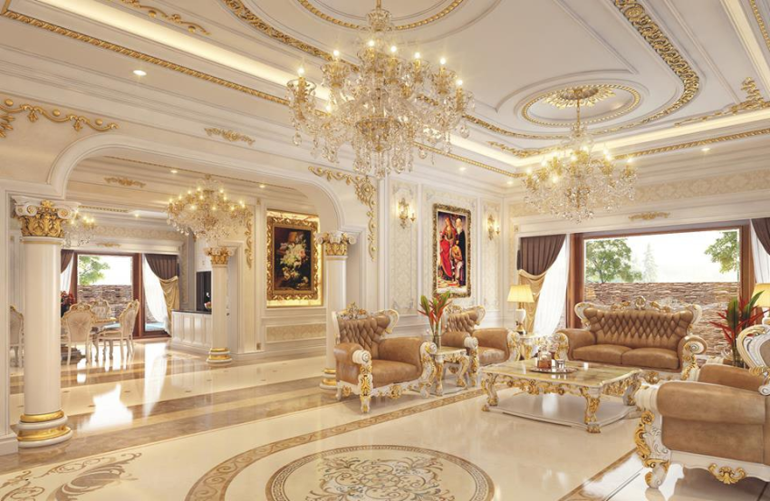 thiết kế nội thất biệt thự hiện đại