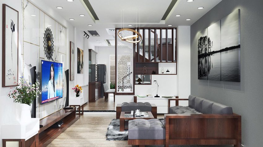 thiết kế nội thất nhà ống