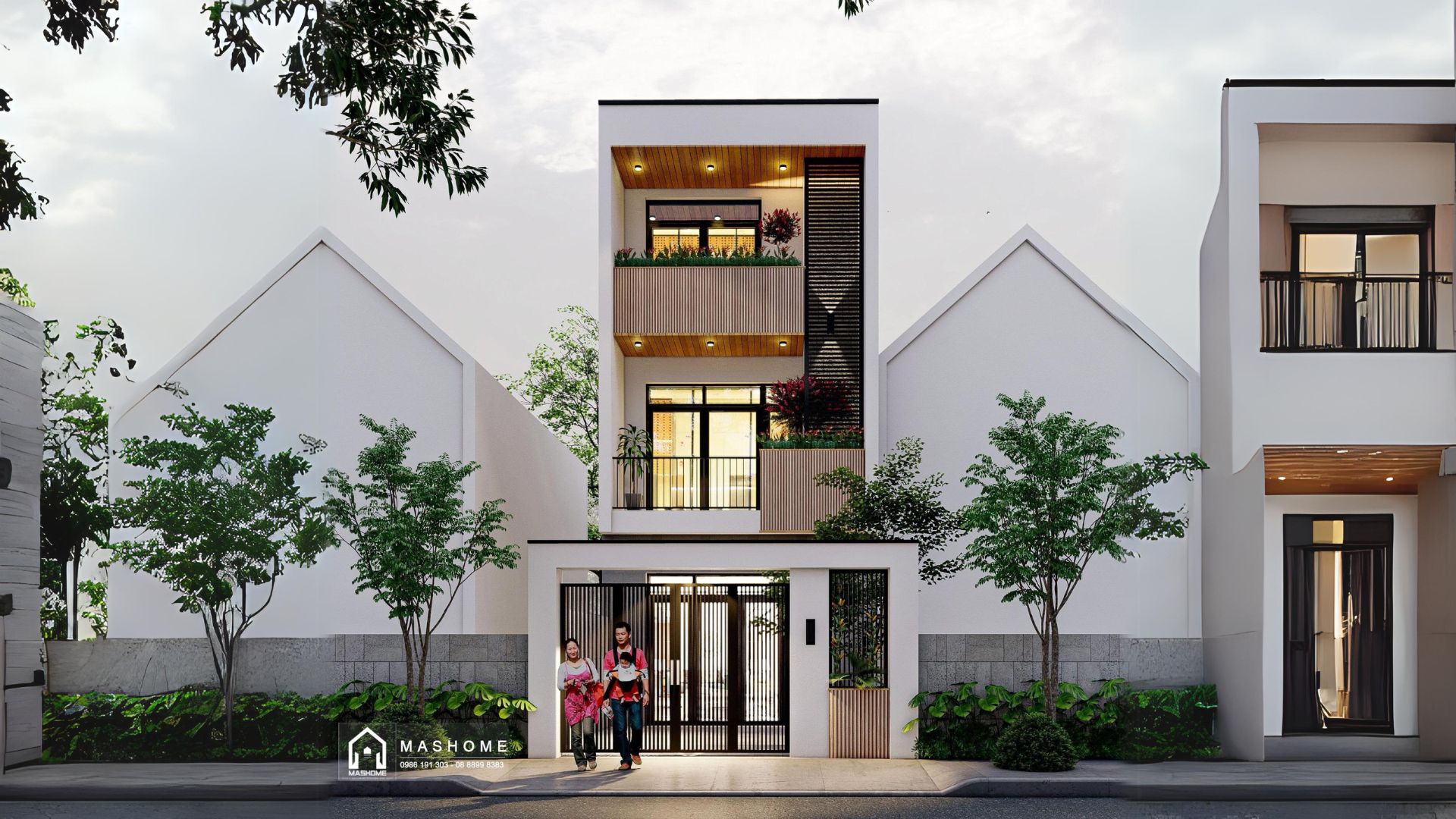 Nhà phố 3 tầng - Anh Hạnh - Nam Định