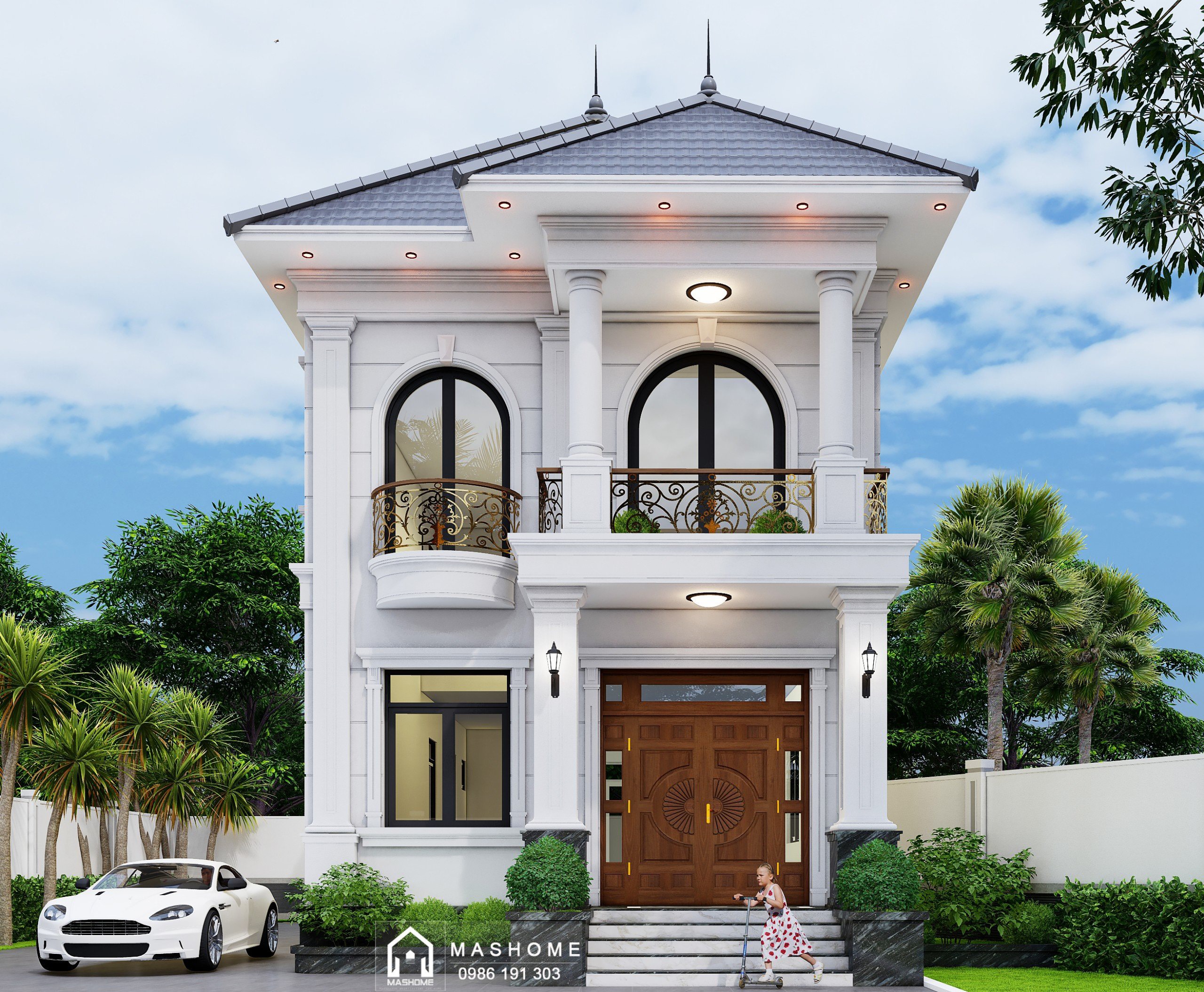 Nhà mái Nhật 2 tầng - Chú Định Hải Phòng