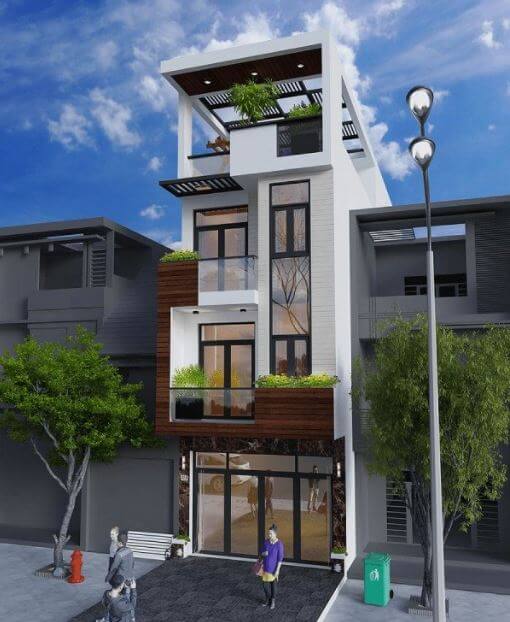mẫu thiết kế nhà đẹp quận Ba Đình