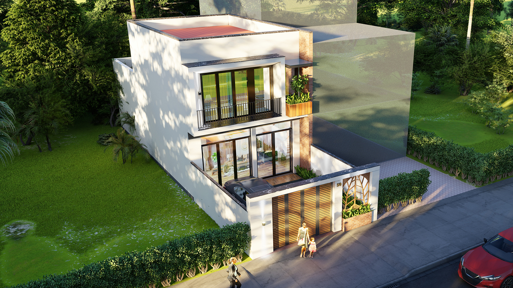 Nhà phố 2 tầng - Chị Vân Anh - Thanh Hóa