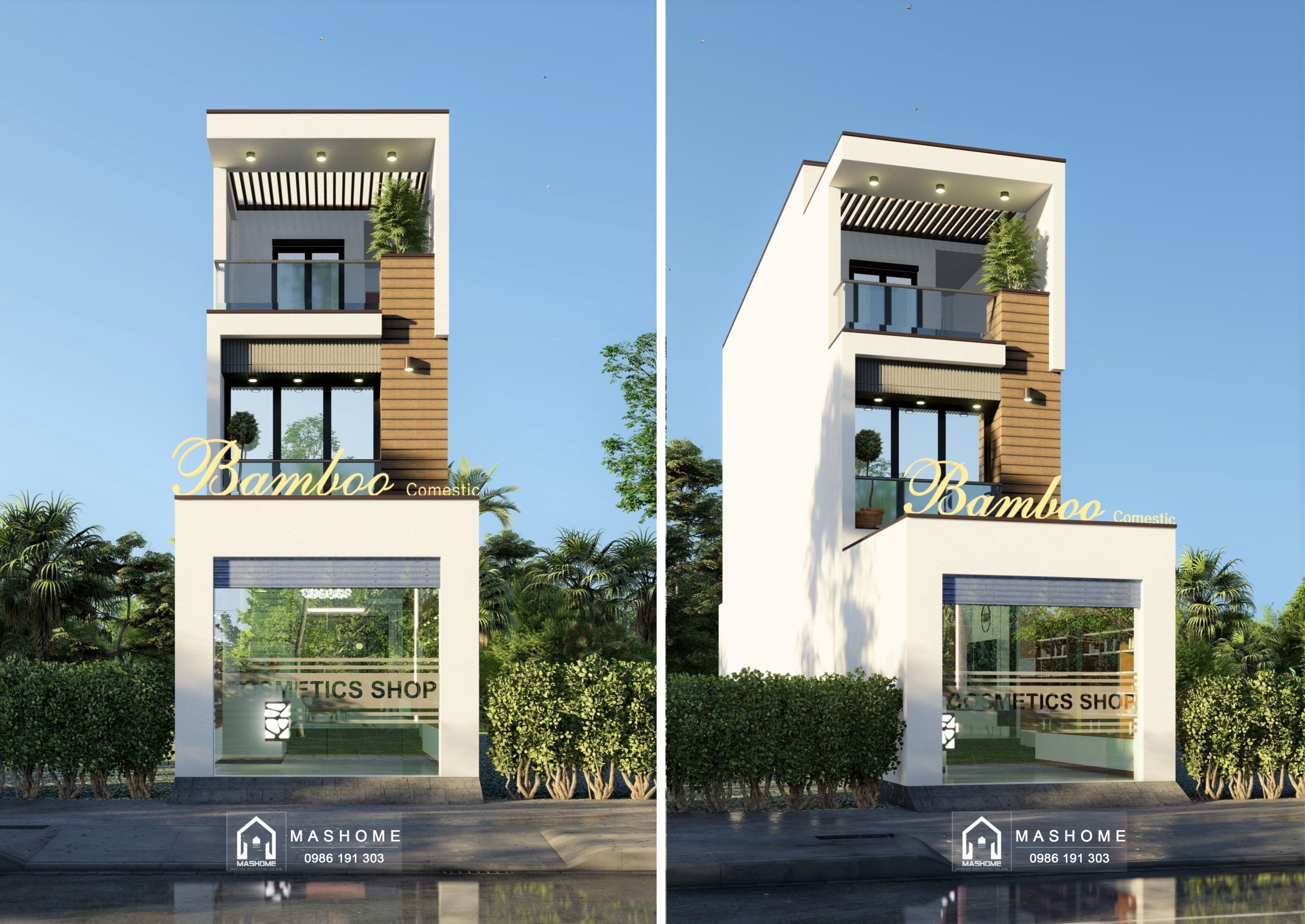 Nhà phố 3 tầng - Chị Oanh - Bắc Giang