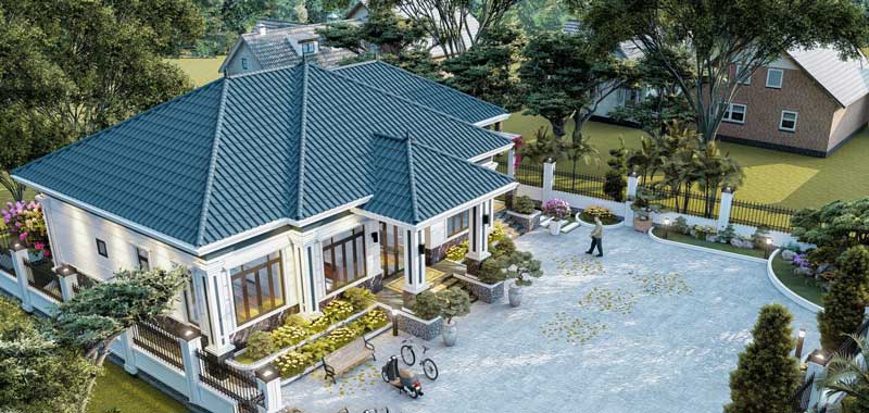 xây dựng nhà mái Nhật