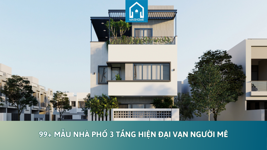 nhà phố 3 tầng