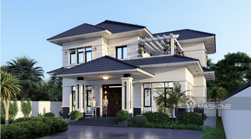 Tổng hợp các thiết kế nhà ống mái Nhật đẹp nhất 2025