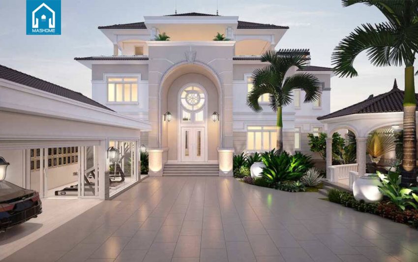 biệt thự sân vườn 