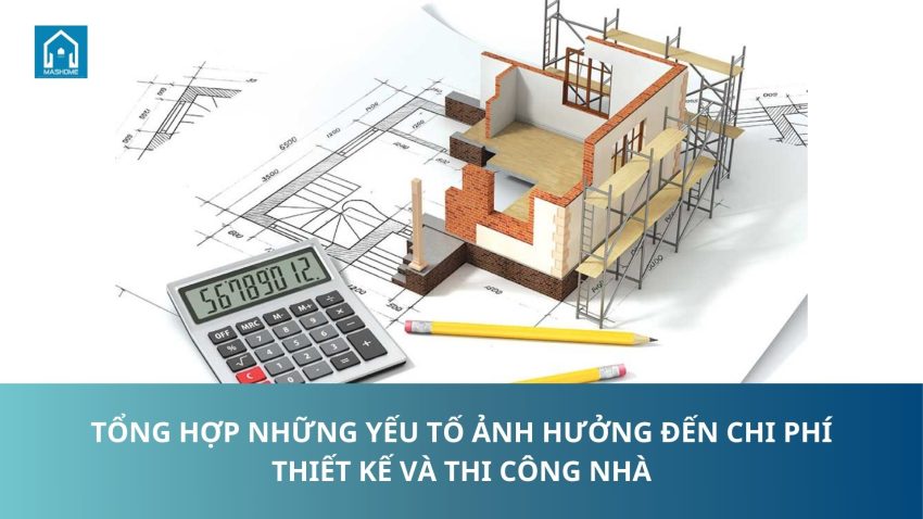 chi phí thiết kế và thi công nhà