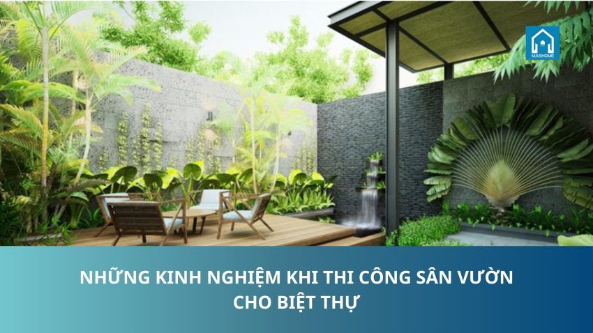 thi công sân vườn