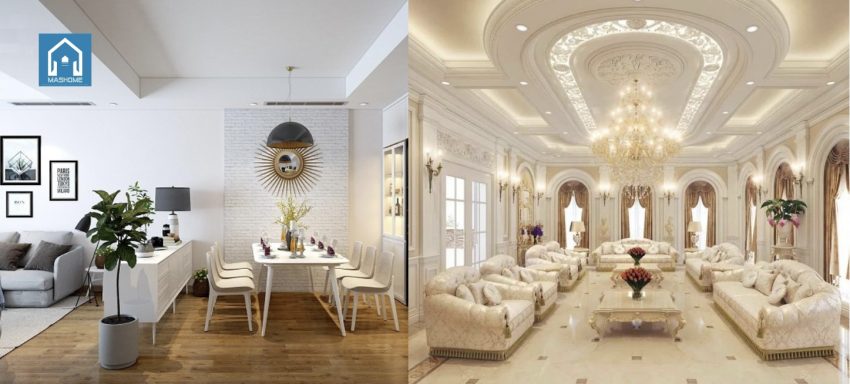 chi phí thiết kế nội thất