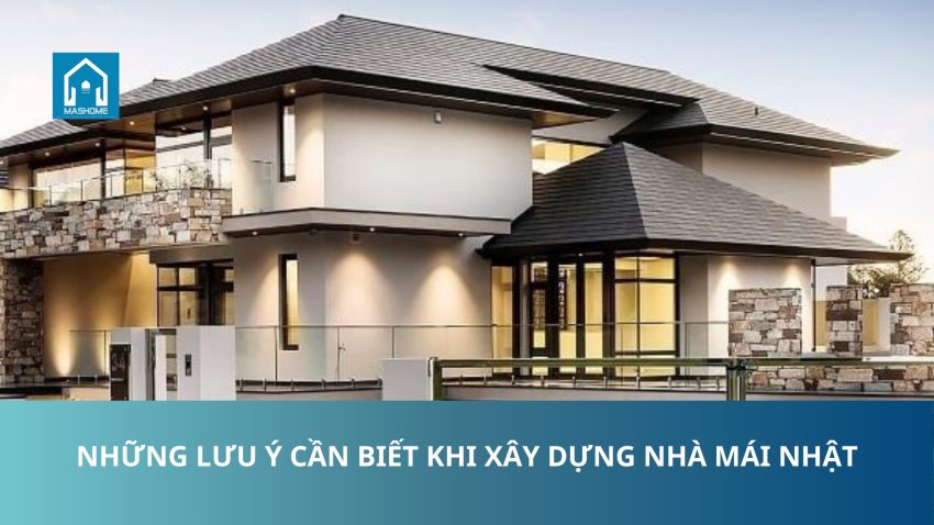 xây dựng nhà mái Nhật