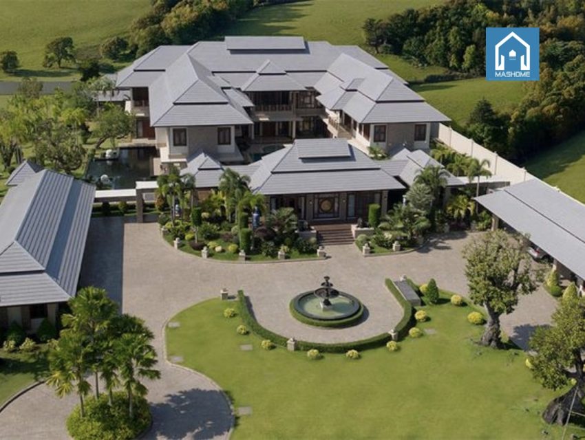 mẫu thiết kế biệt thự vườn