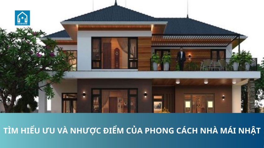 phong cách nhà mái Nhật