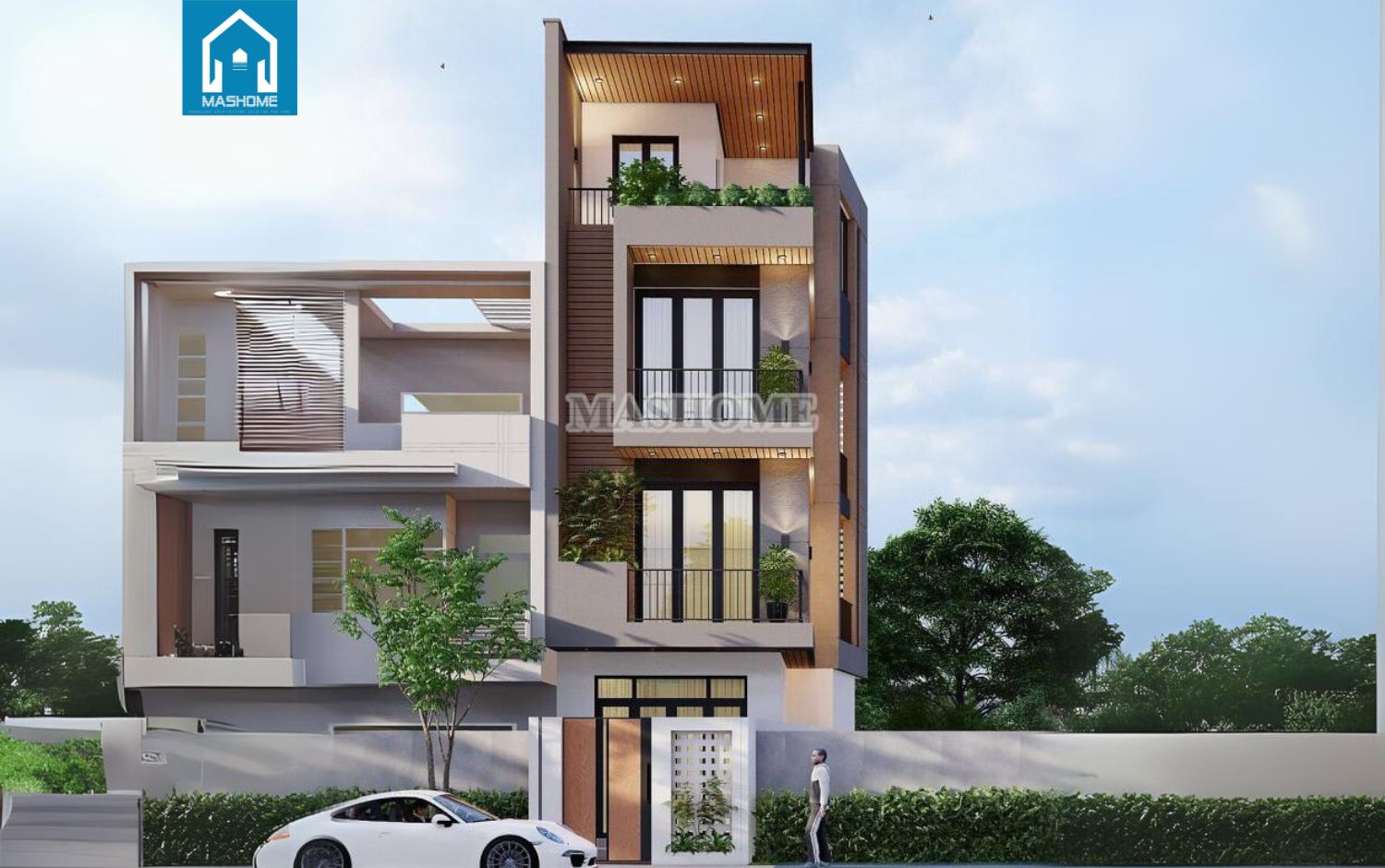 Nhà phố 3,5 tầng - Chị Lan - Hà Đông