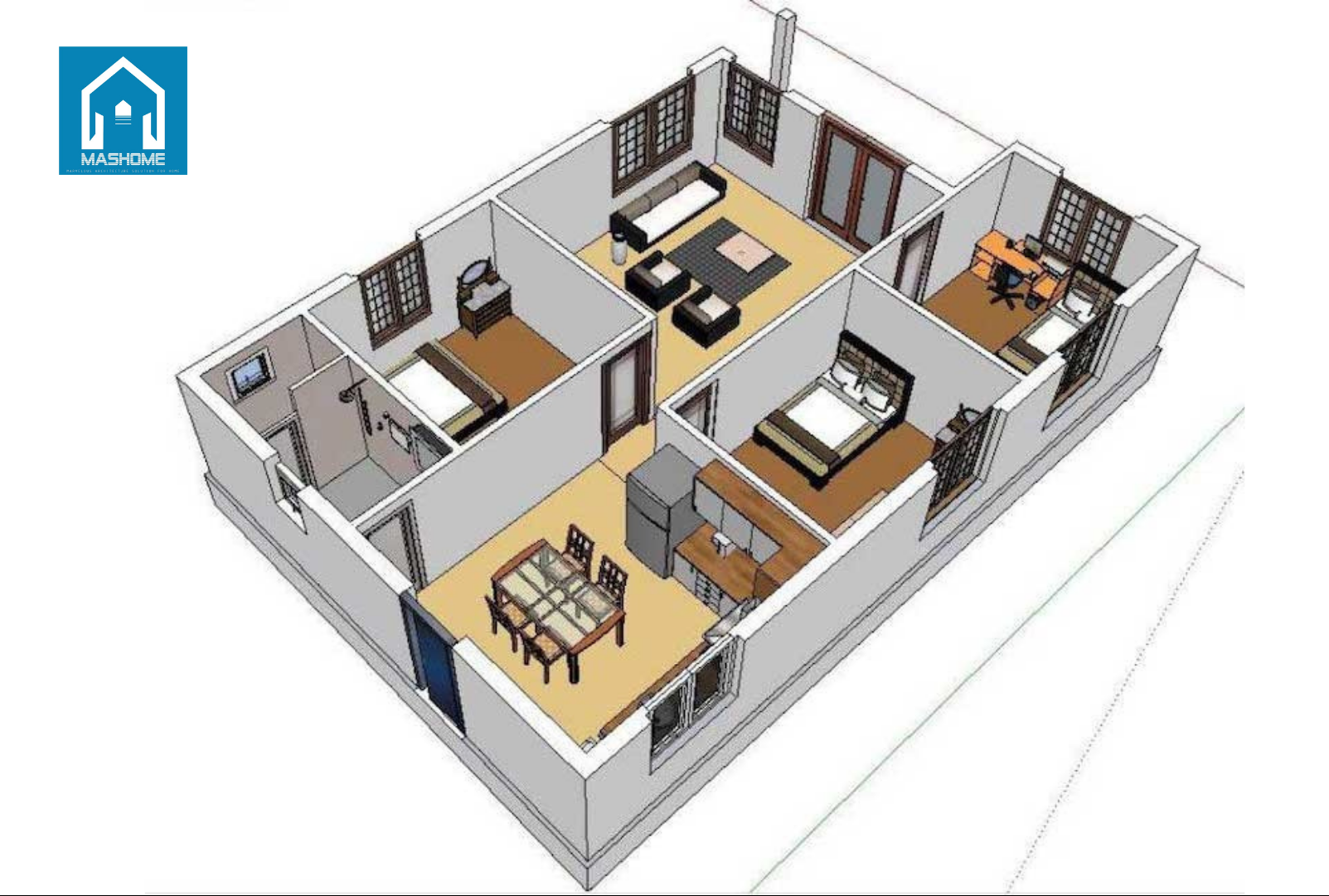 Những yếu tố giúp bạn đọc bản vẽ thiết kế nhà dễ dàng hơn - M.A.S HOME ...