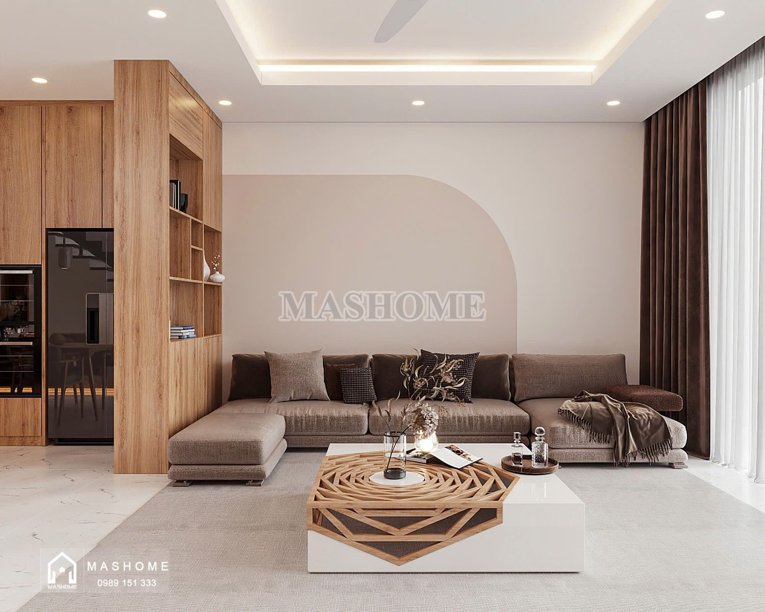 Thiết kế nội thất chị Ngọc - Thái Bình (MasHome)