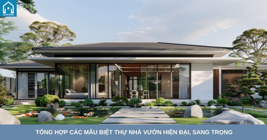 mẫu biệt thự nhà vườn