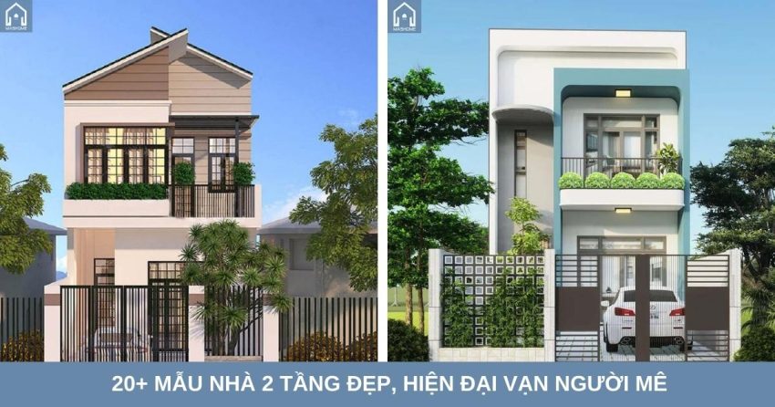 Mẫu nhà 2 tầng đẹp