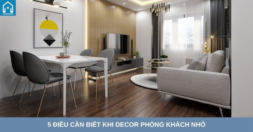 phòng khách nhỏ