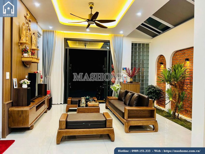 Thi công nội thất trọn gói anh Chuẩn - Thái Bình | MasHome