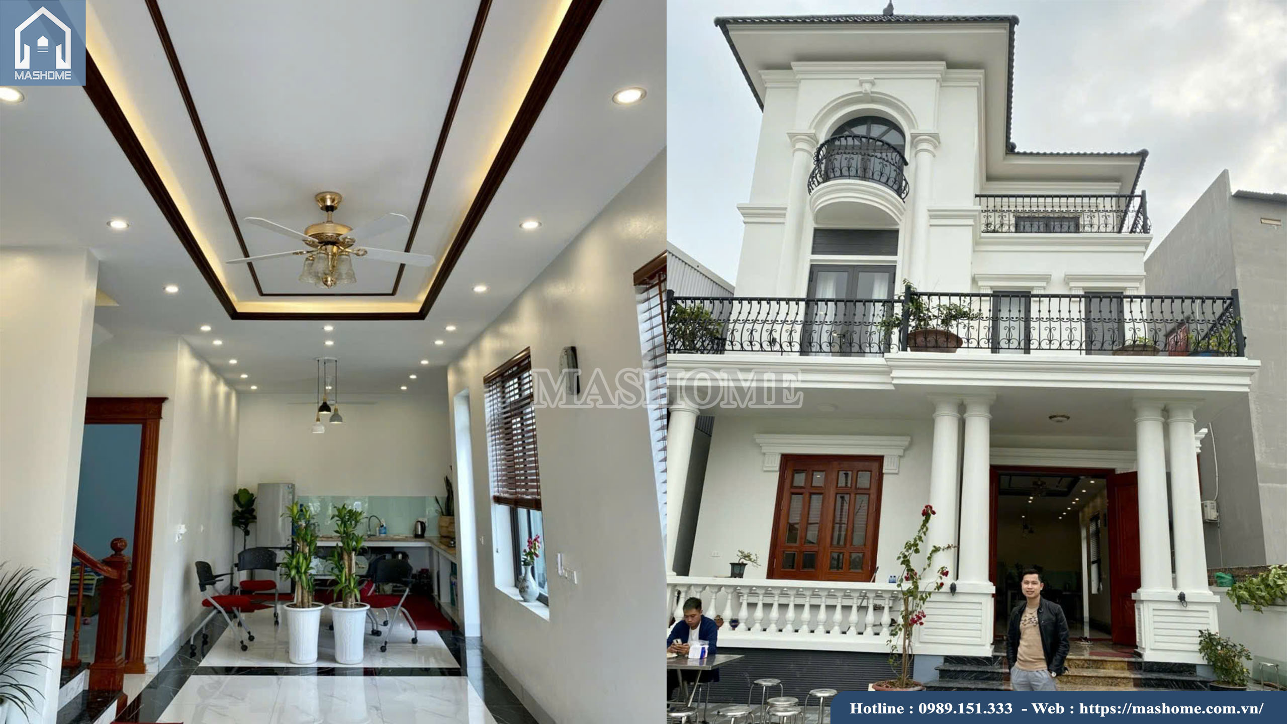 Thi công trọn gói - Anh Thăng - Bắc Ninh | MasHome