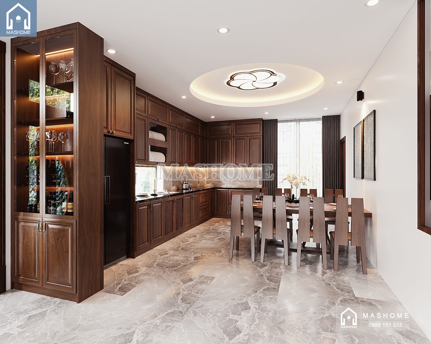 Thiết kế nội thất anh Hưởng - Đông Anh | MasHome