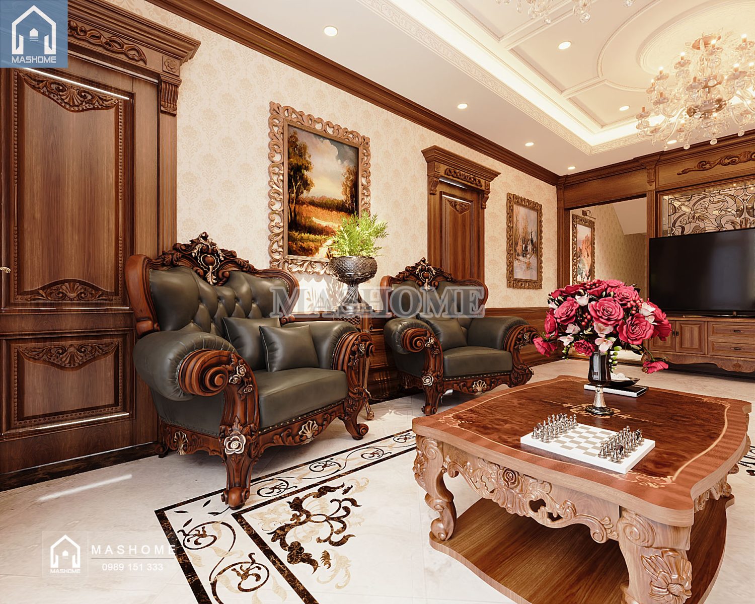 Thiết kế nội thất chú Hùng - Hải Dương | MasHome