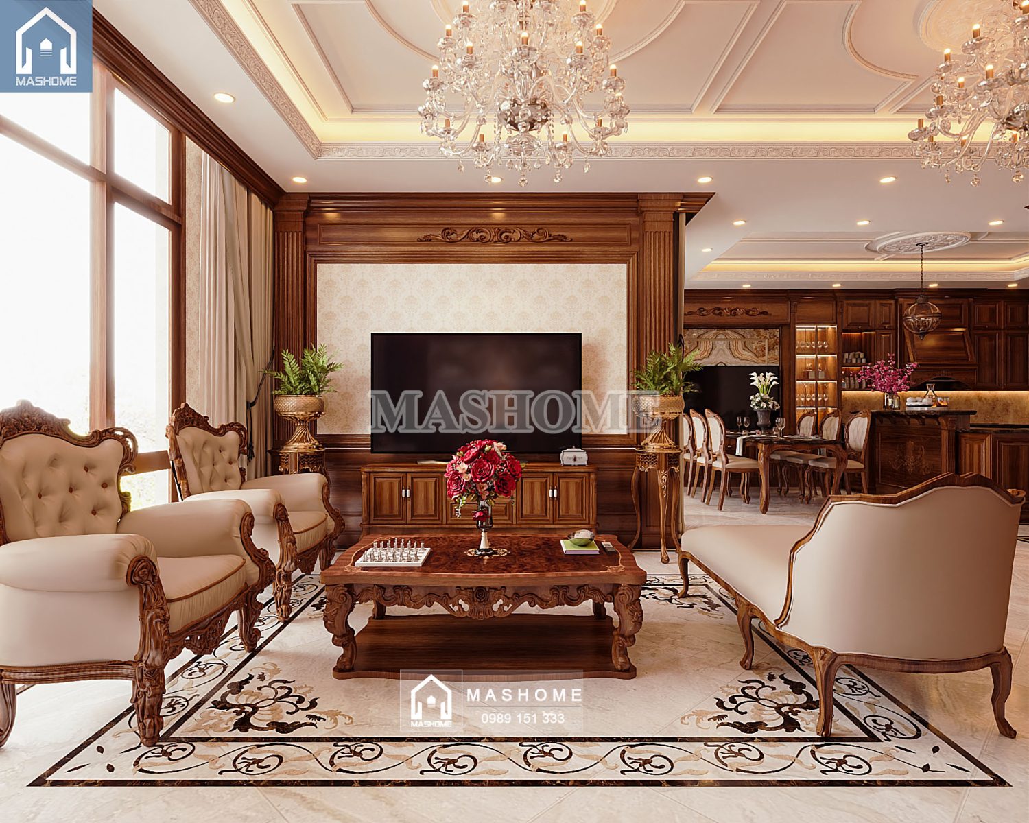 Thiết kế nội thất chú Hùng - Hải Dương | MasHome