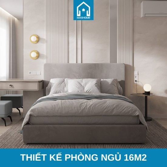 Thiết kế phòng ngủ 16m2