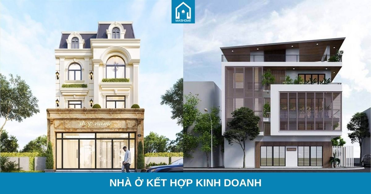 thiết kế nhà ở kết hợp kinh doanh
