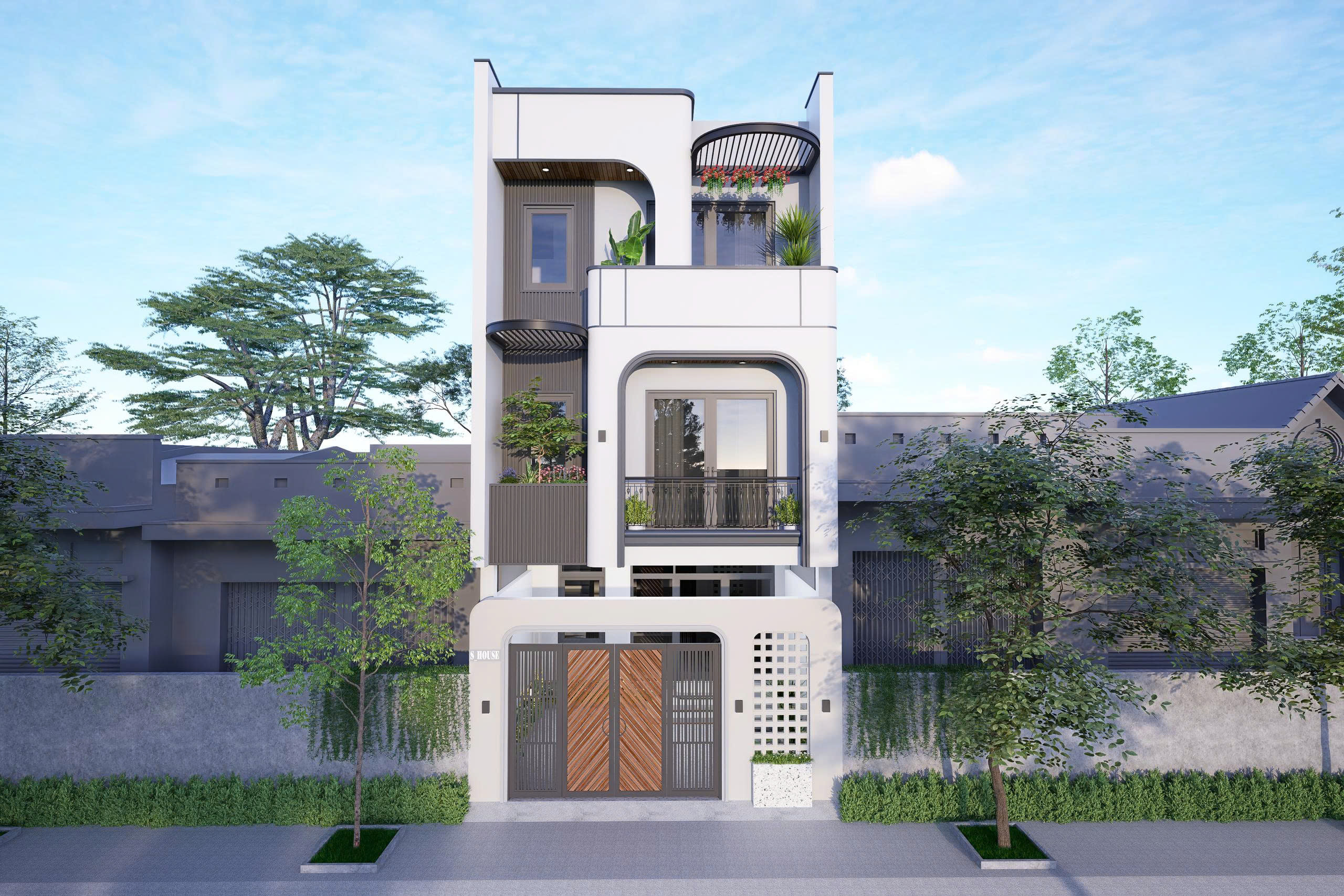 Nhà phố 3 tầng - Anh Sang - Hà Nội