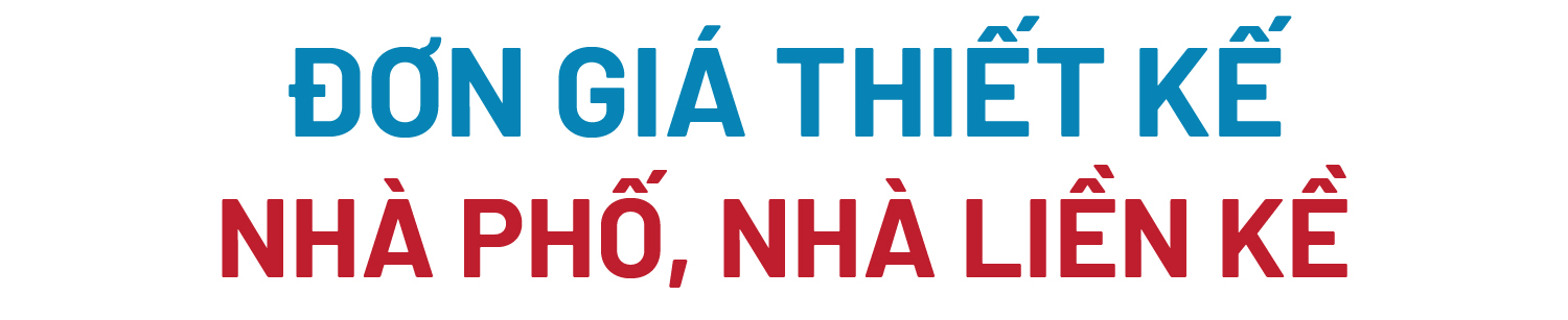 giá thiết kế nhà phố