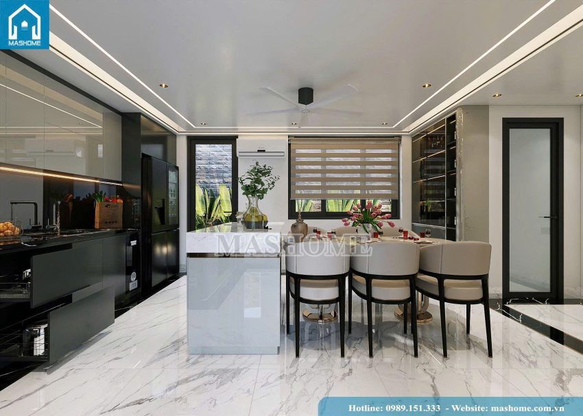 thiết kế nội thất phòng bếp