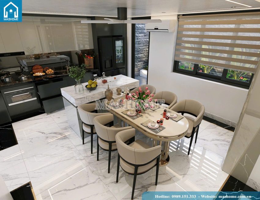 thiết kế nội thất phòng bếp 3