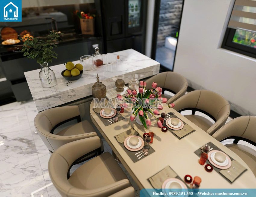 thiết kế bếp ăn
