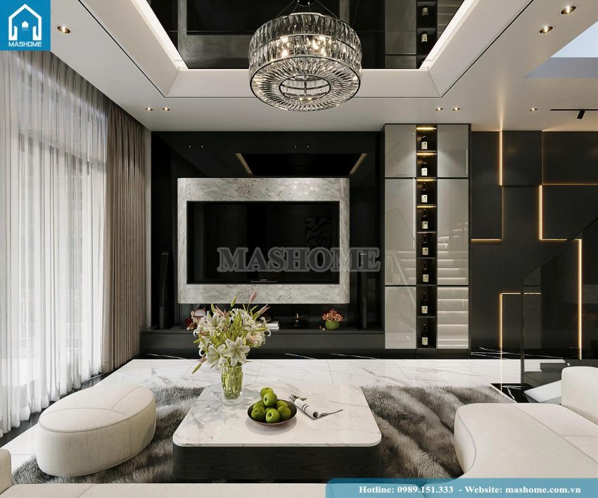 thiết kế nội thất phòng khách