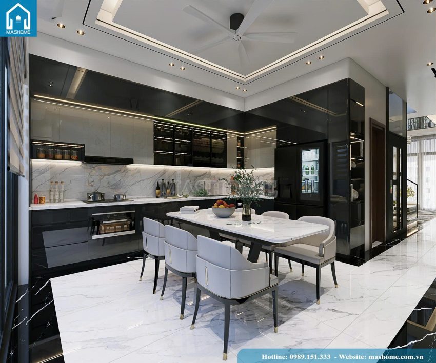 thiết kế phòng bếp