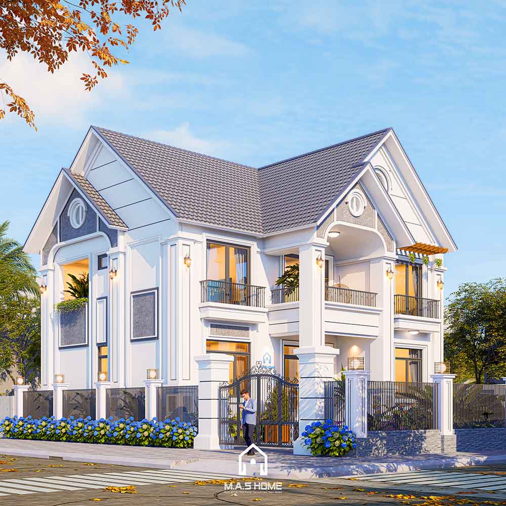biệt thự mái thái anh Xuyên Bắc Ninh