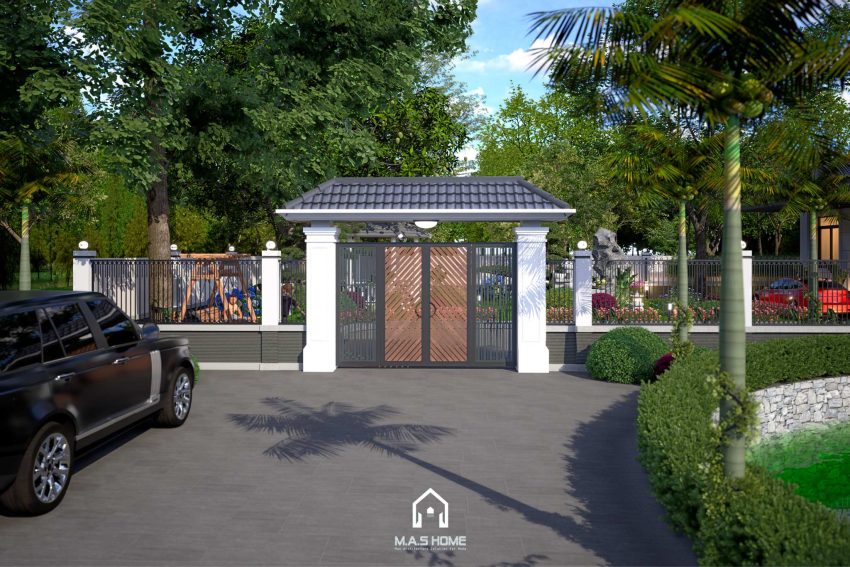 Mái nhật sân vườn