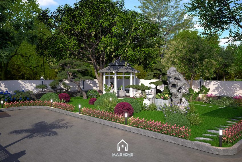Mái nhật sân vườn
