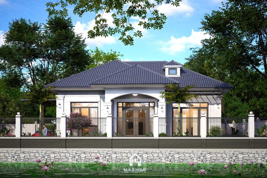 thiết kế nhà mái nhật