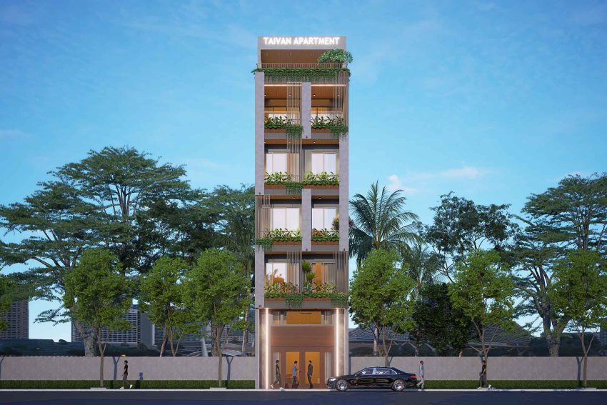 thiết kế khách sạn Tài Vân