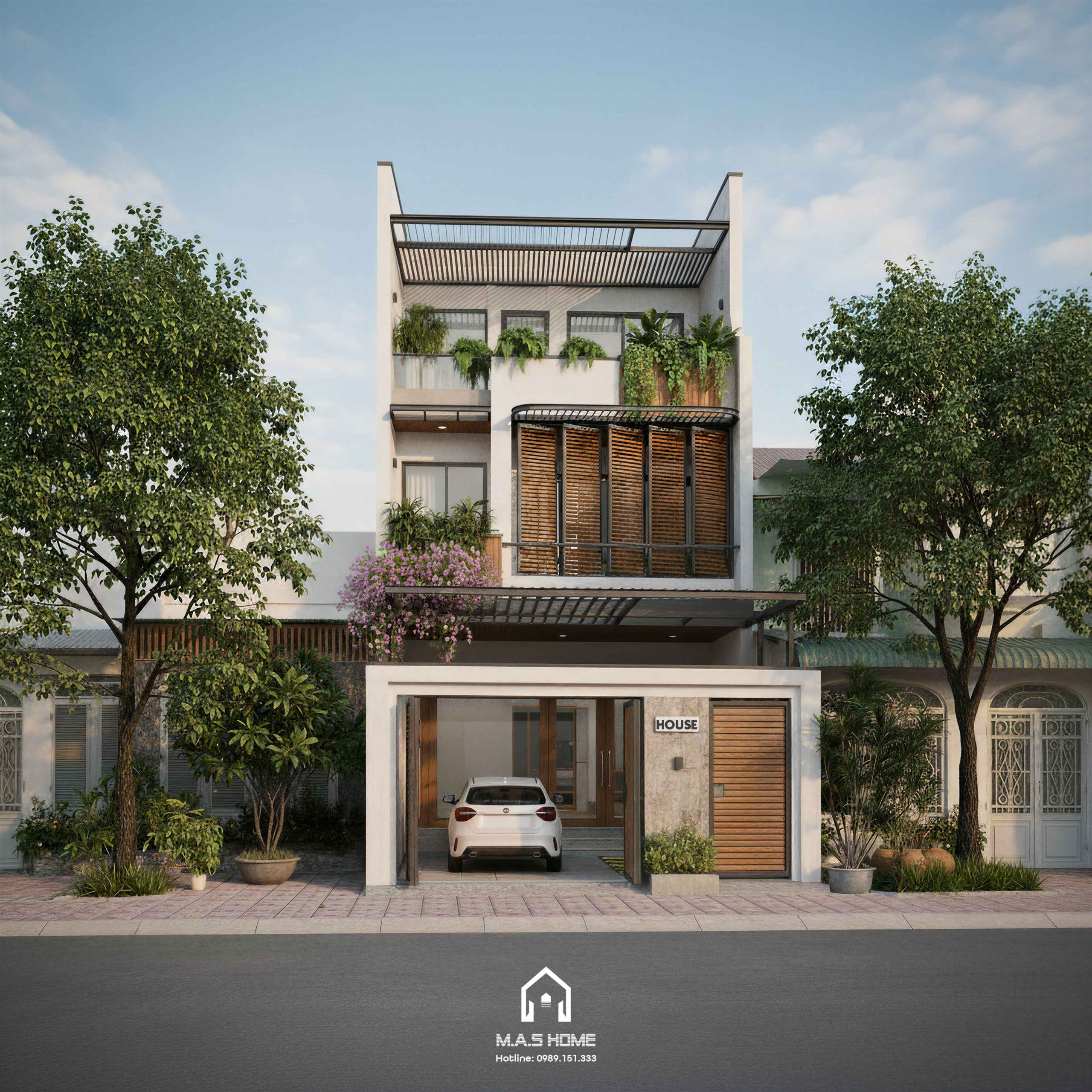 Nhà phố 3 tầng - Anh Phương - Bắc Giang